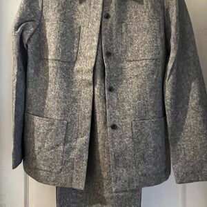 Jones NY B/W Tweed Wool Blend Pants Suit